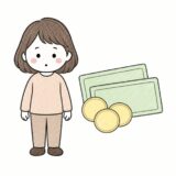 お金を前に立つ人（年間200万円使う人のカード選びの記事）