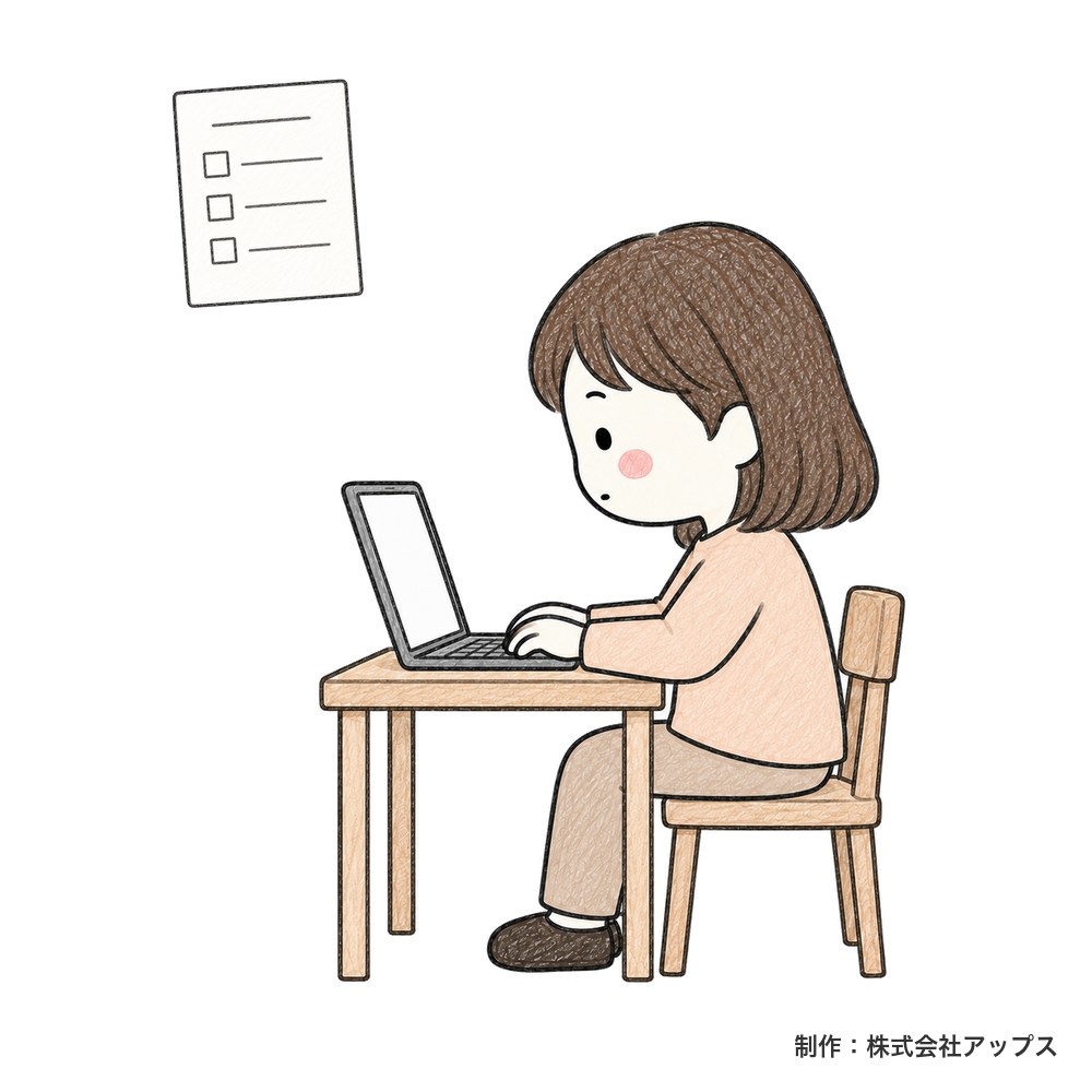 Step3 審査用の販売サイトを作る(販売者がパソコンで審査用の書類のようなサイトを用意している)